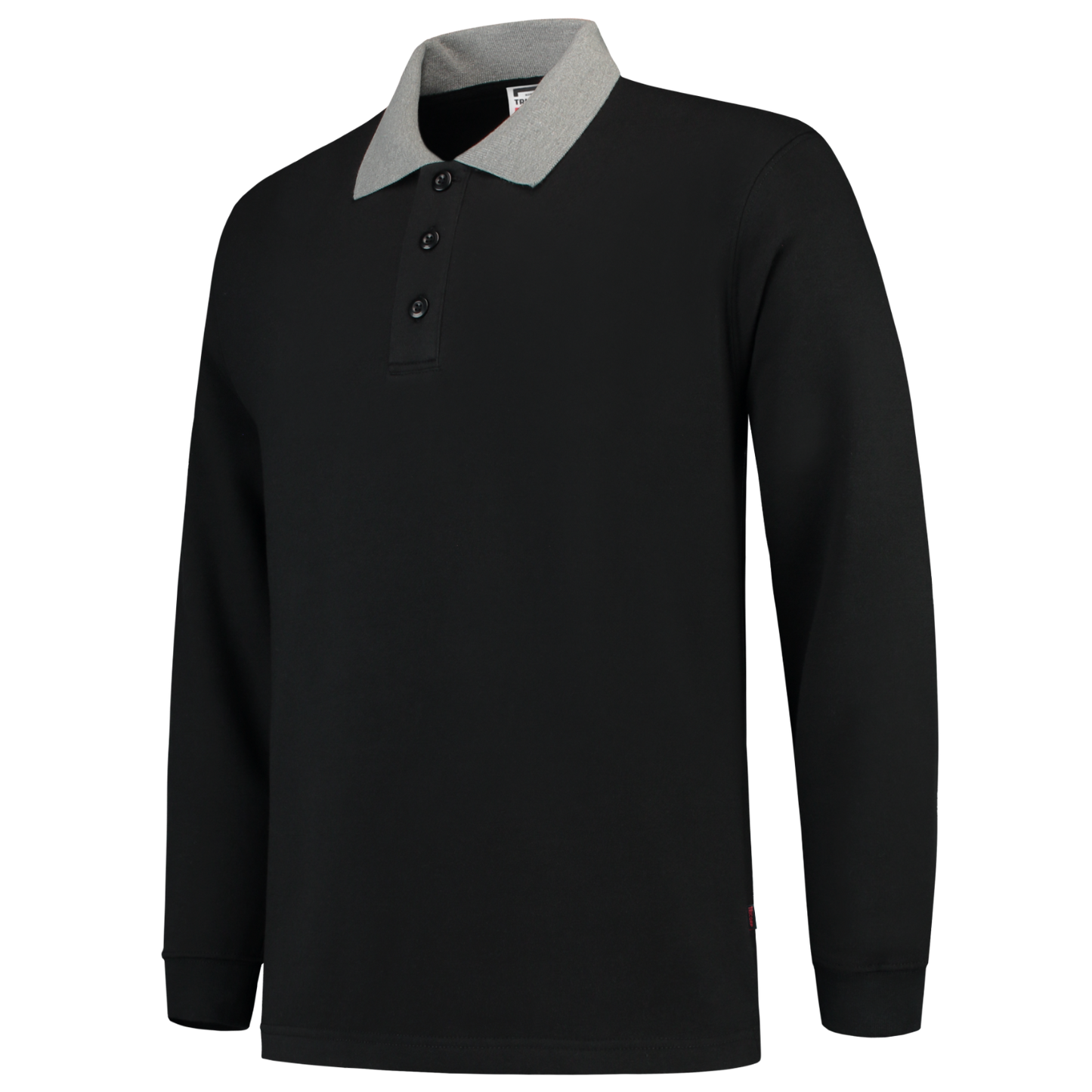 Tricorp Casual Polosweaters 301006-PSC280 zwart-grijs(blackgrey)
