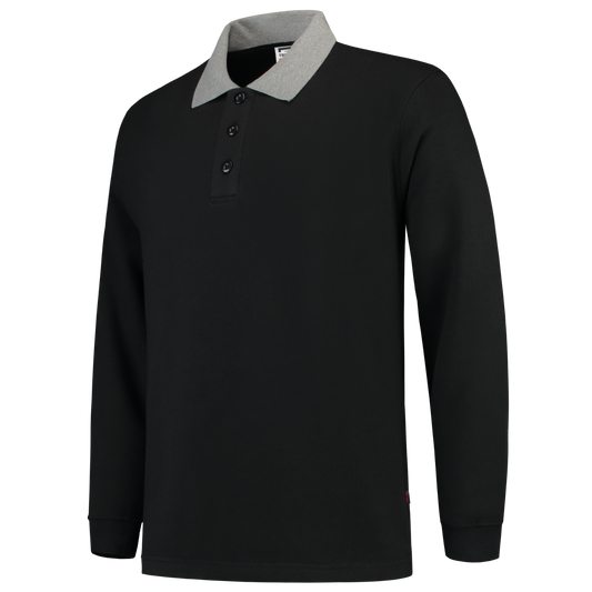 Tricorp Casual Polosweaters 301006-PSC280 zwart-grijs(blackgrey)