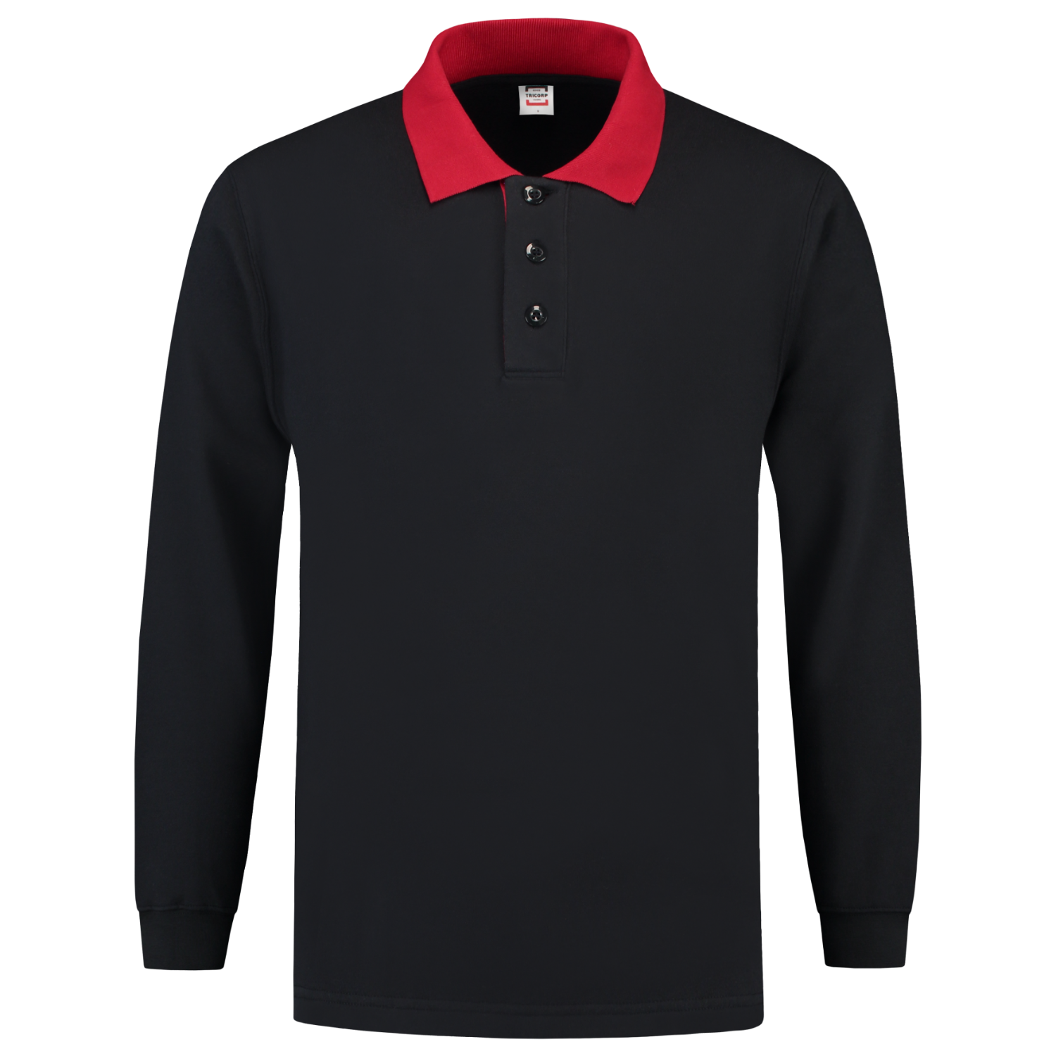 Tricorp Casual Polosweaters 301006-PSC280 marineblauw-rood(navyred)