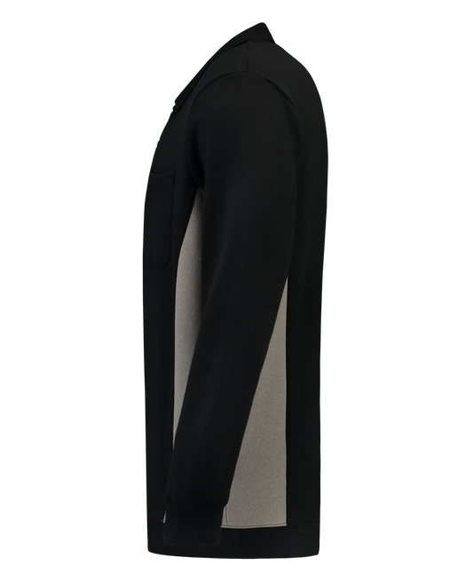Tricorp Workwear Bicolor Polosweaters 302001-TS2000 zwart-grijsmelee(blackgrey)