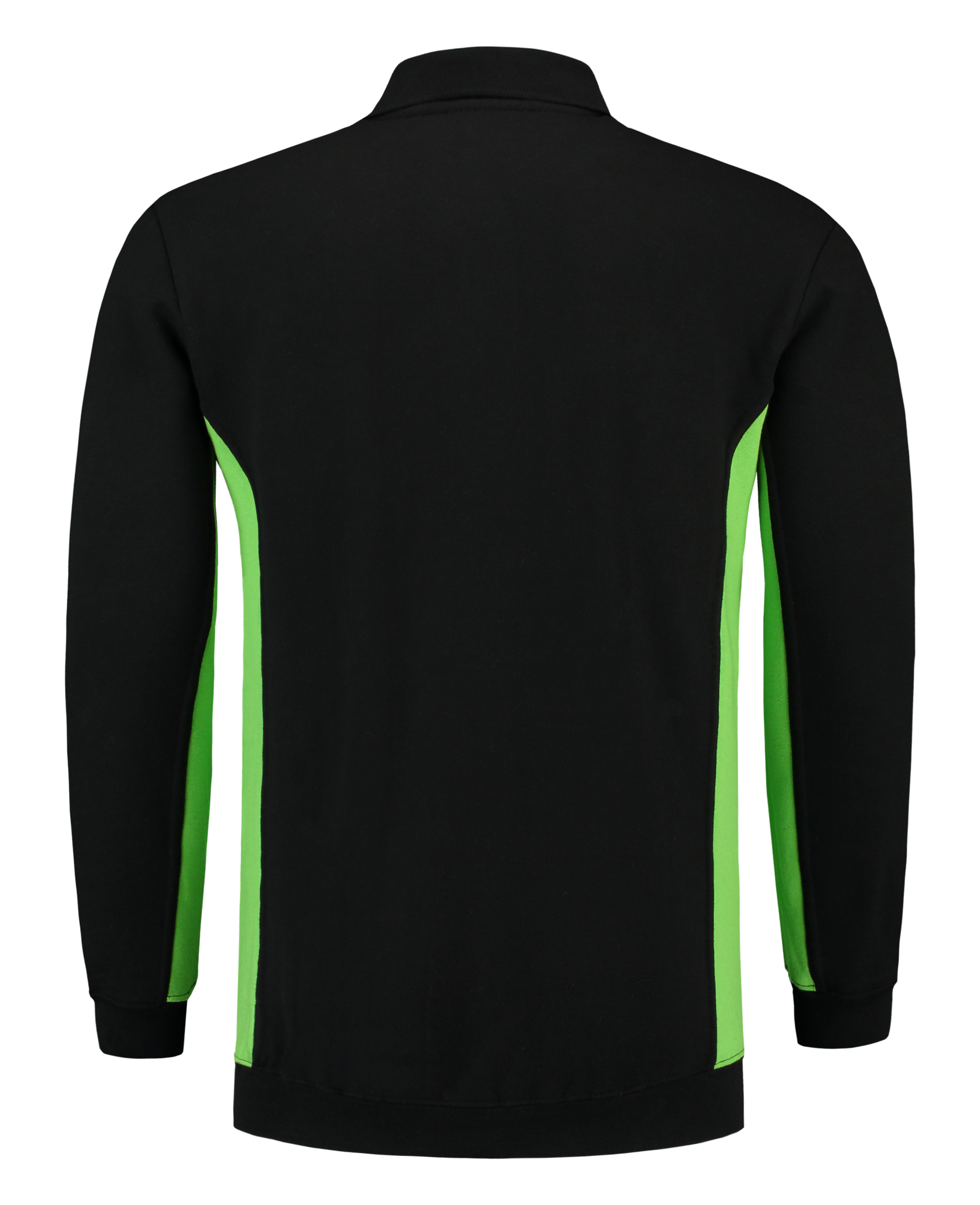 Tricorp Workwear Polosweaters 302001-TS2000 zwart-limoen(blacklime)