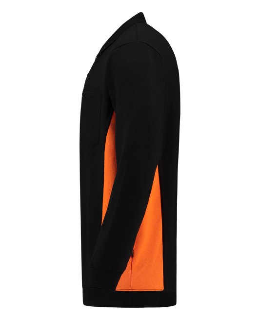 Tricorp Workwear Bicolor Polosweaters 302001-TS2000 zwart-oranje(blackorange)
