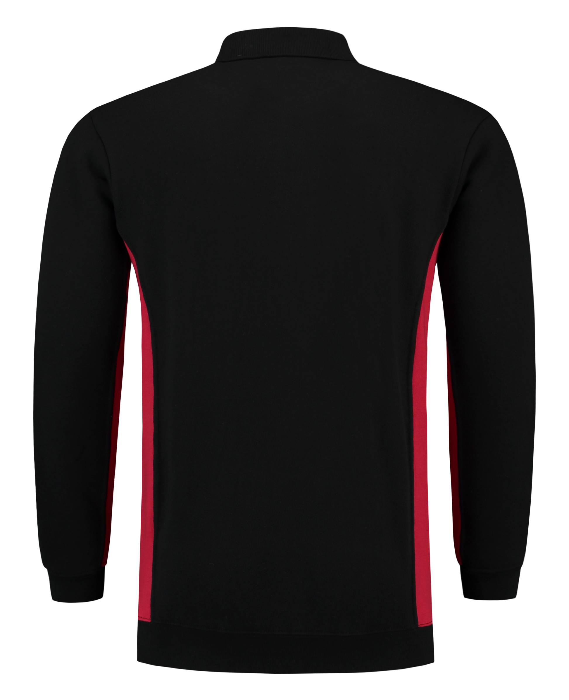Tricorp Workwear Polosweaters 302001-TS2000 zwart-rood(blackred)