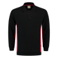 Tricorp Workwear Polosweaters 302001-TS2000 zwart-rood(blackred)