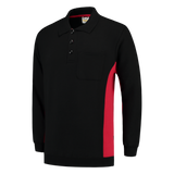 Tricorp Workwear Polosweaters 302001-TS2000 zwart-rood(blackred)