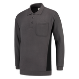 Tricorp Workwear Polosweaters 302001-TS2000 donkergrijs-zwart(darkgreyblack)