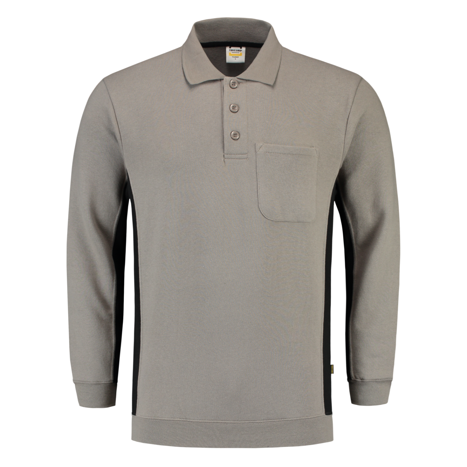 Tricorp Workwear Polosweaters 302001-TS2000 grijs-zwart(greyblack)