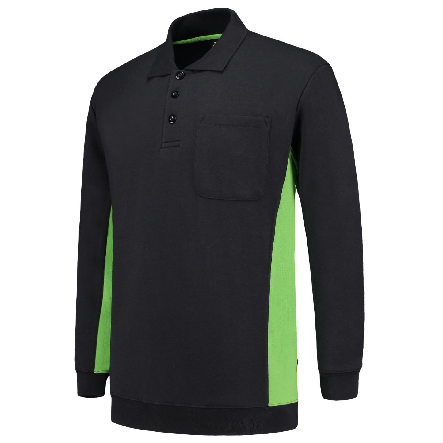 Tricorp Workwear Polosweaters 302001-TS2000 marineblauw-limoen(navylime)