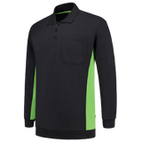 Tricorp Workwear Polosweaters 302001-TS2000 marineblauw-limoen(navylime)