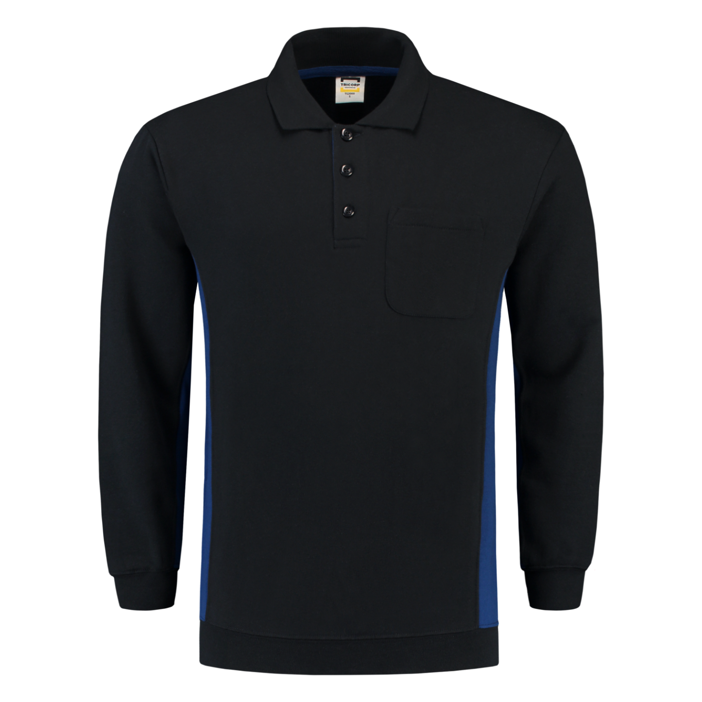 Tricorp Workwear Polosweaters 302001-TS2000 marineblauw-koningsblauw(navyroyalblue)