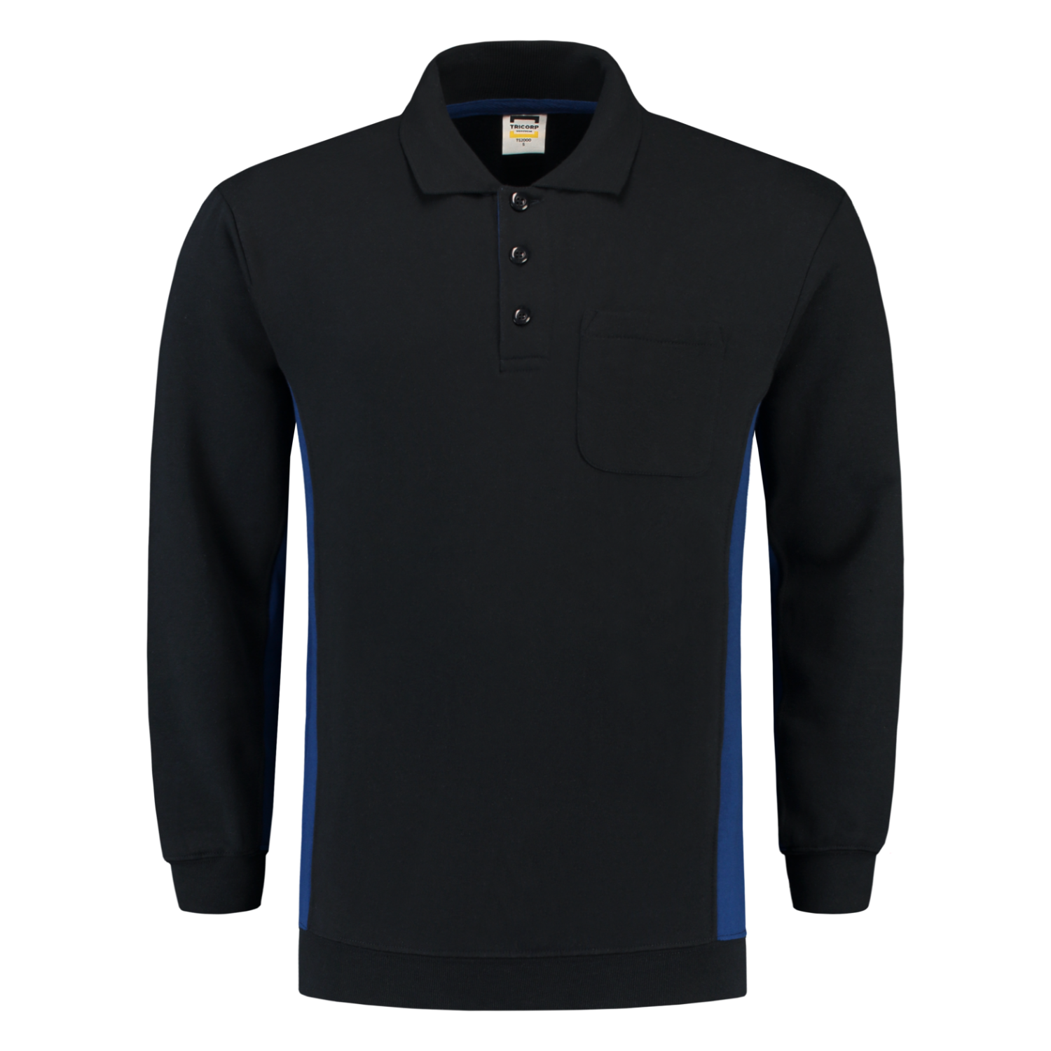 Tricorp Workwear Polosweaters 302001-TS2000 marineblauw-koningsblauw(navyroyalblue)