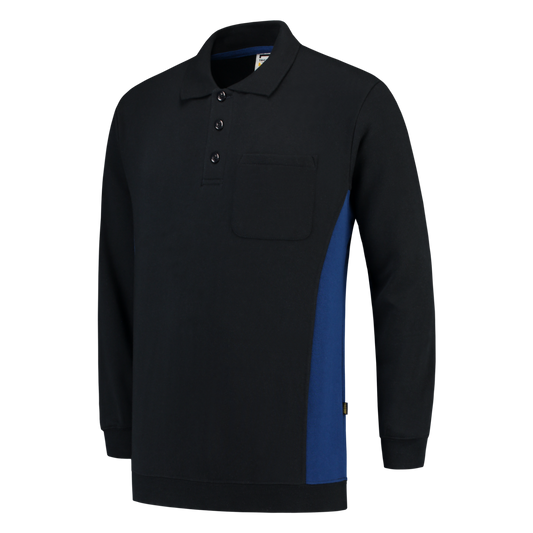 Tricorp Workwear Polosweaters 302001-TS2000 marineblauw-koningsblauw(navyroyalblue)
