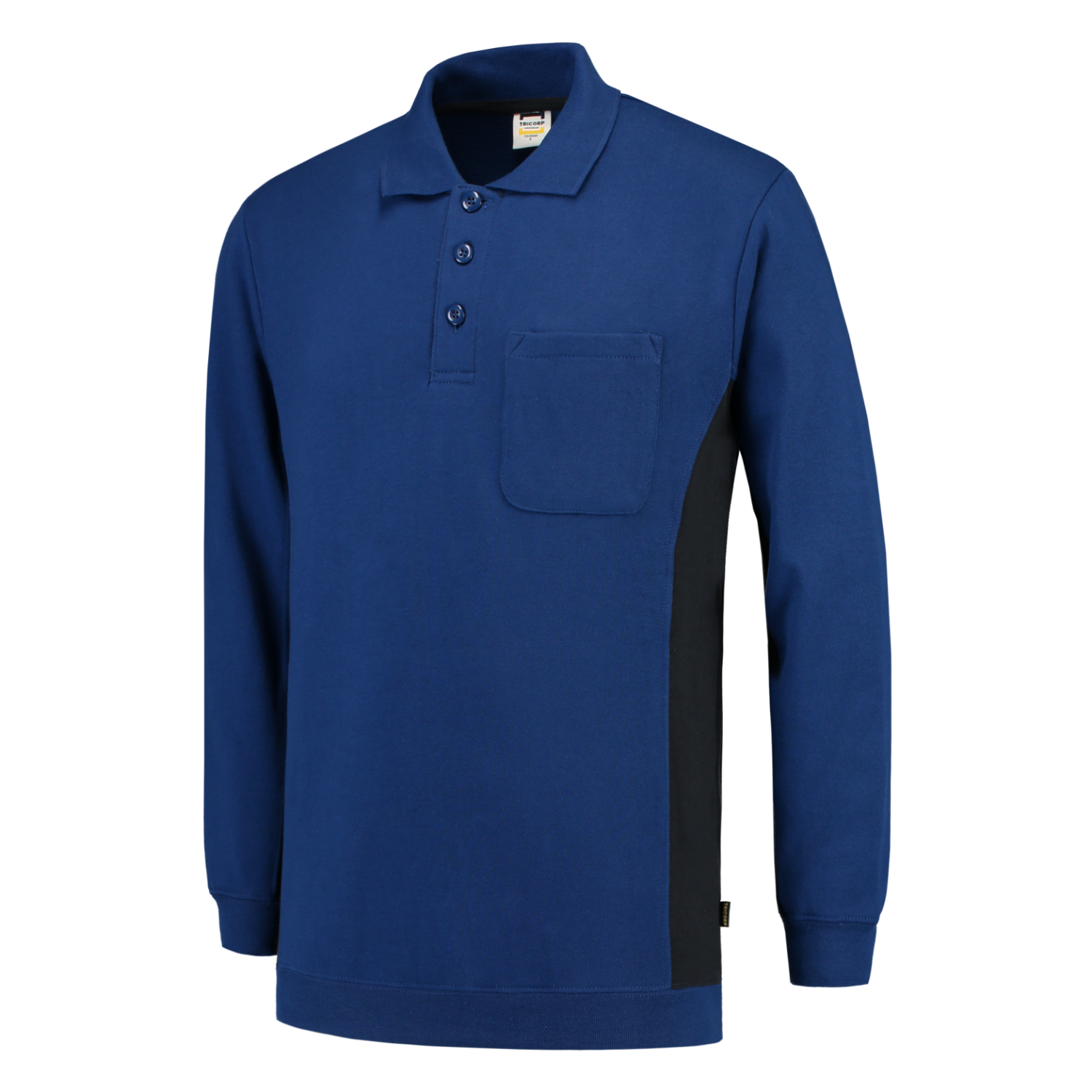 Tricorp Workwear Polosweaters 302001-TS2000 koningsblauw-marineblauw(royalbluenavy)