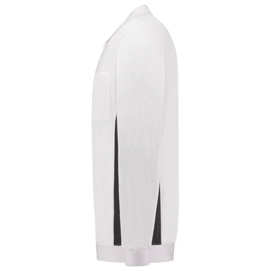 Tricorp Workwear Bicolor Polosweaters 302001-TS2000 wit-donkergrijs(whitedarkgrey)