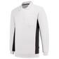 Tricorp Workwear Polosweaters 302001-TS2000 wit-donkergrijs(whitedarkgrey)