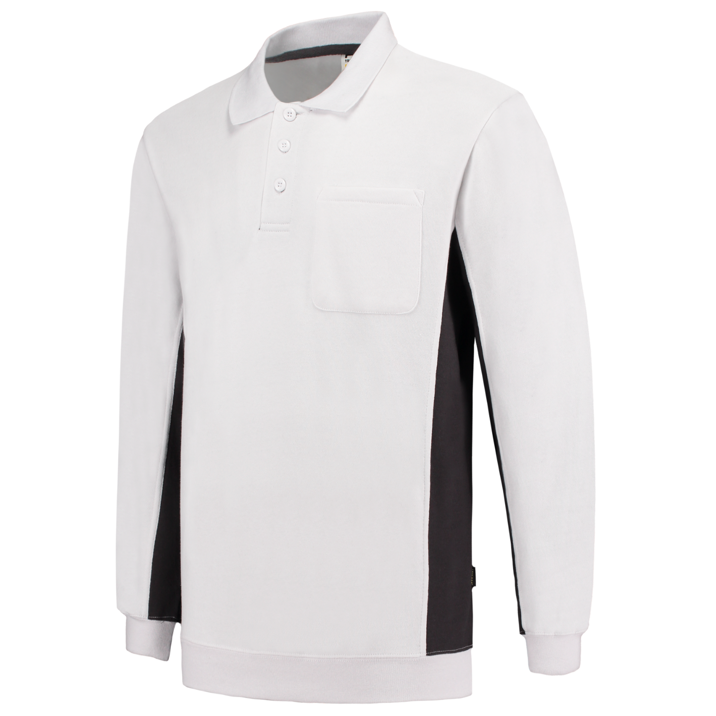 Tricorp Workwear Polosweaters 302001-TS2000 wit-donkergrijs(whitedarkgrey)