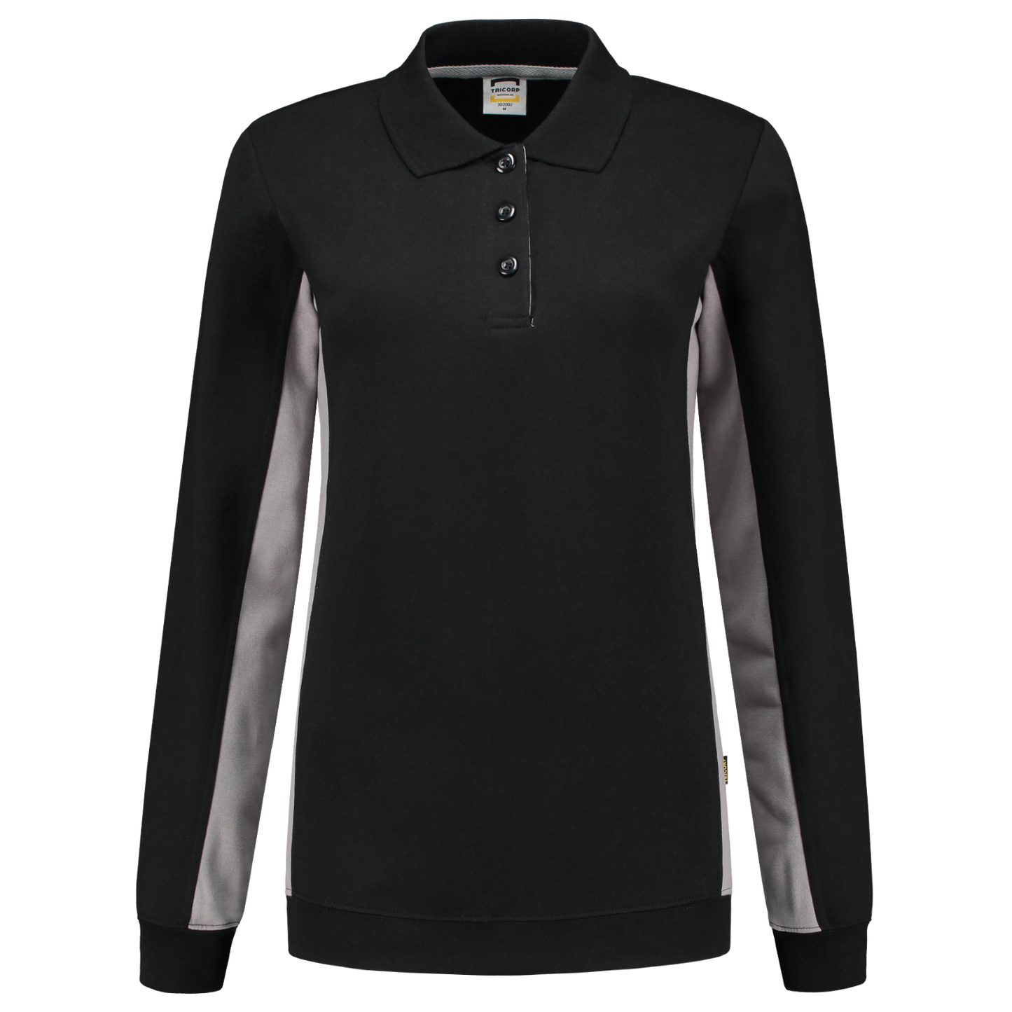 Tricorp Workwear Polosweaters 302002 zwart-grijs(blackgrey)