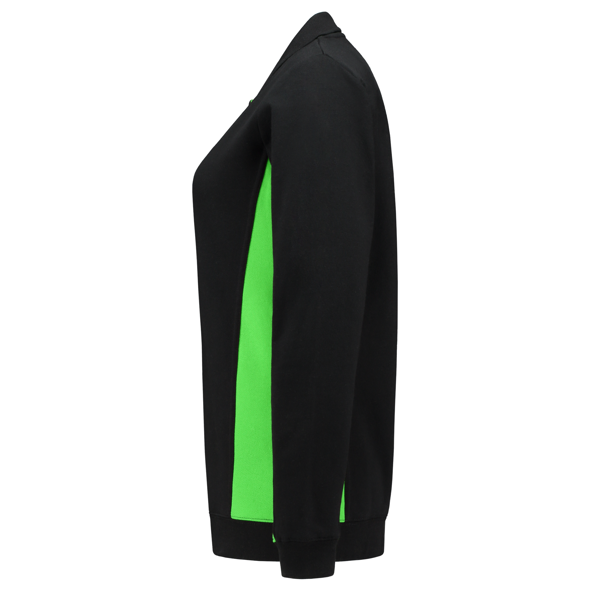 Tricorp Workwear Polosweaters 302002 zwart-limoen(blacklime)