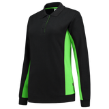 Tricorp Workwear Polosweaters 302002 zwart-limoen(blacklime)