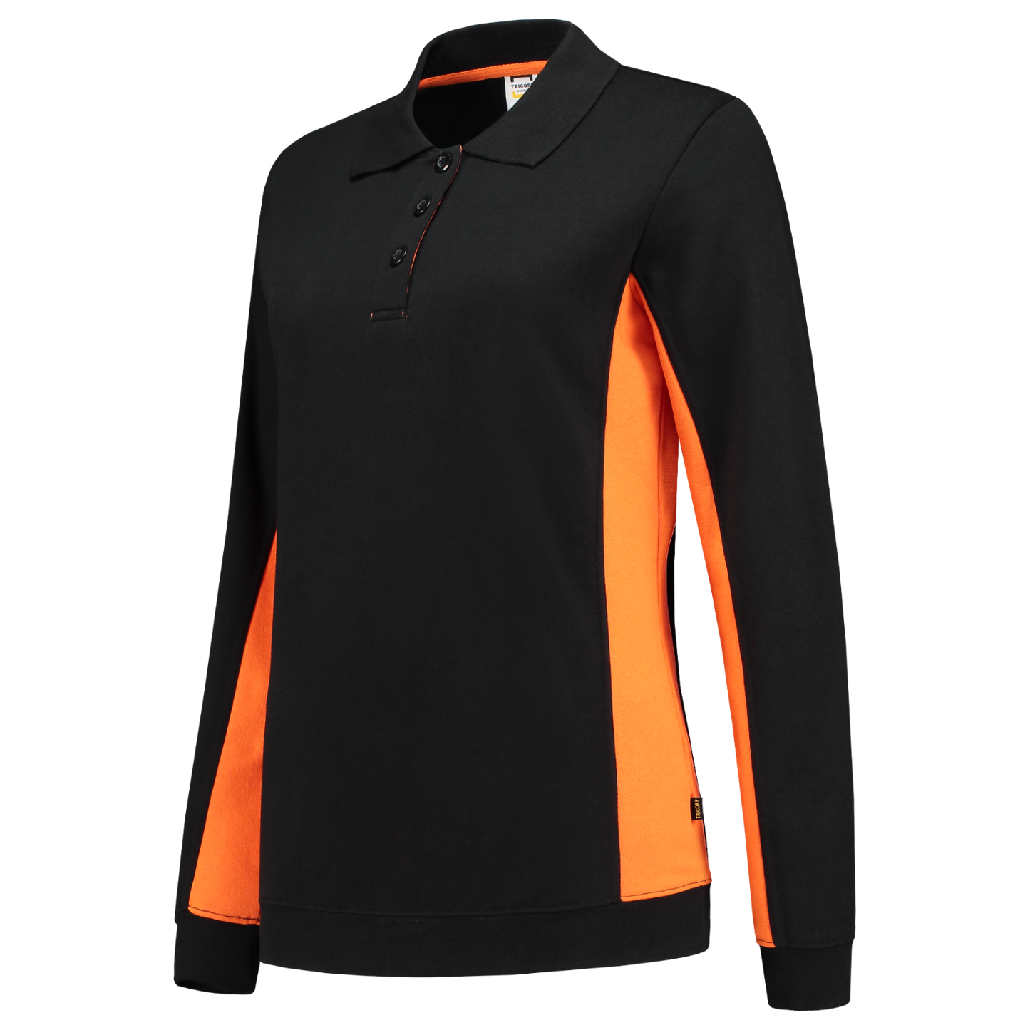 Tricorp Workwear Polosweaters 302002 zwart-oranje(blackorange)