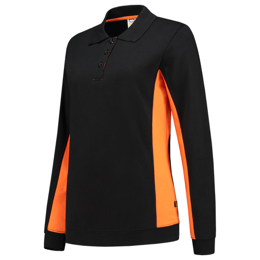 Tricorp Workwear Polosweaters 302002 zwart-oranje(blackorange)