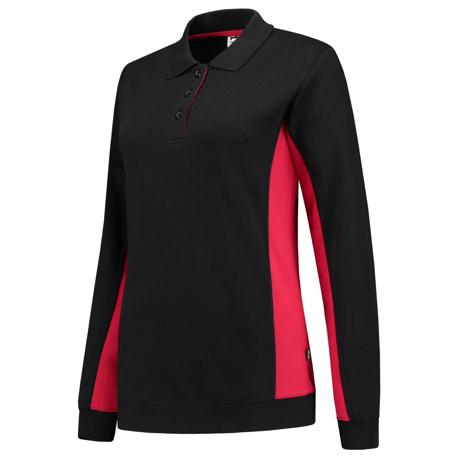 Tricorp Workwear Polosweaters 302002 zwart-rood(blackred)