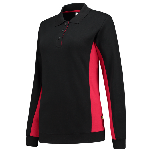 Tricorp Workwear Polosweaters 302002 zwart-rood(blackred)