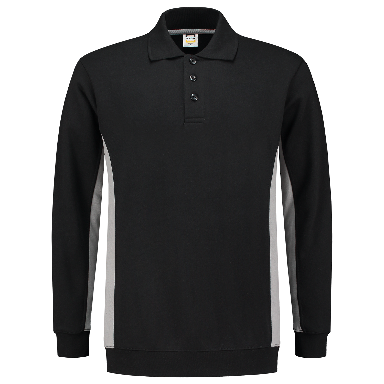 Tricorp Workwear Polosweaters 302003 zwart-grijs(blackgrey)