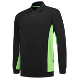 Tricorp Workwear Polosweaters 302003 zwart-limoen(blacklime)