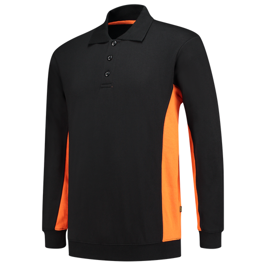 Tricorp Workwear Polosweaters 302003 zwart-oranje(blackorange)