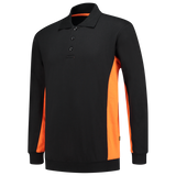 Tricorp Workwear Polosweaters 302003 zwart-oranje(blackorange)