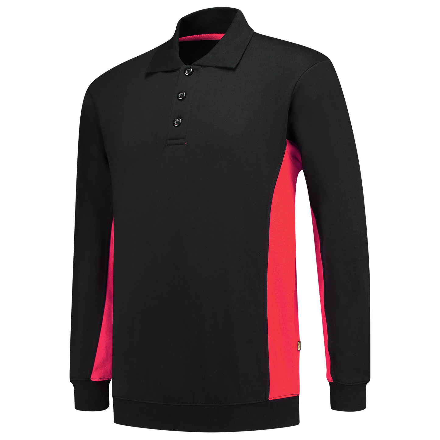 Tricorp Workwear Polosweaters 302003 zwart-rood(blackred)