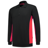 Tricorp Workwear Polosweaters 302003 zwart-rood(blackred)