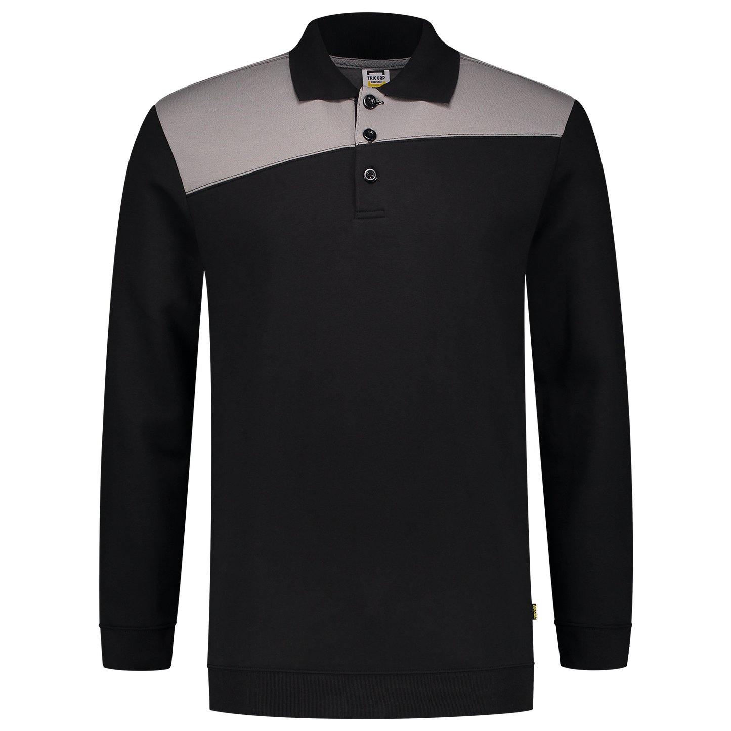 Tricorp Workwear Polosweaters 302004 zwart-grijs(blackgrey)