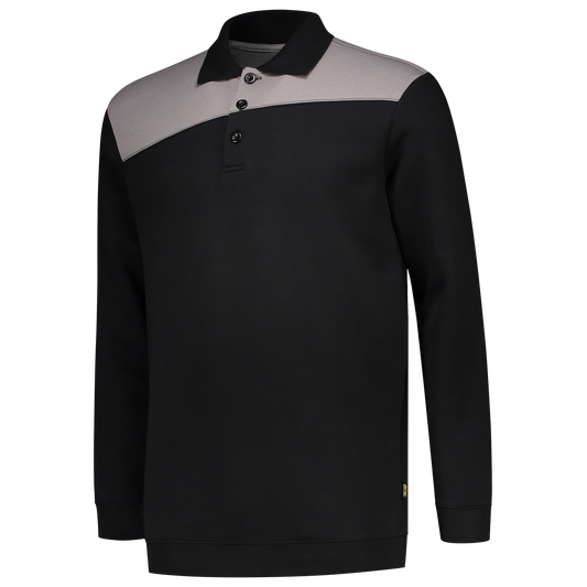 Tricorp Workwear 60 Graden;Bicolor Naden Polosweaters 302004 zwart-grijs(blackgrey)