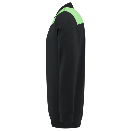 Tricorp Workwear 60 Graden;Bicolor Naden Polosweaters 302004 zwart-limoen(blacklime)