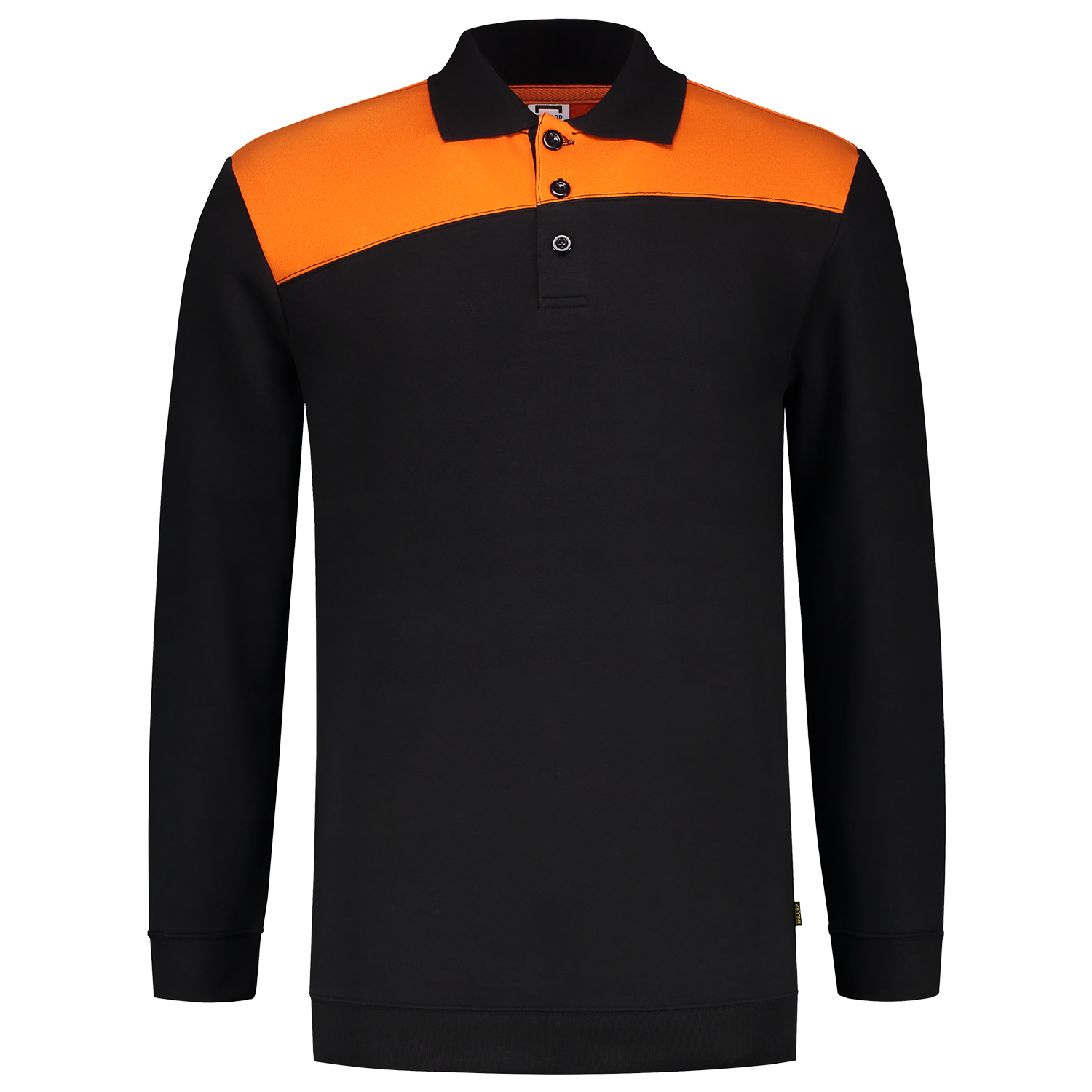 Tricorp Workwear Polosweaters 302004 zwart-oranje(blackorange)
