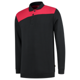Tricorp Workwear Polosweaters 302004 zwart-rood(blackred)