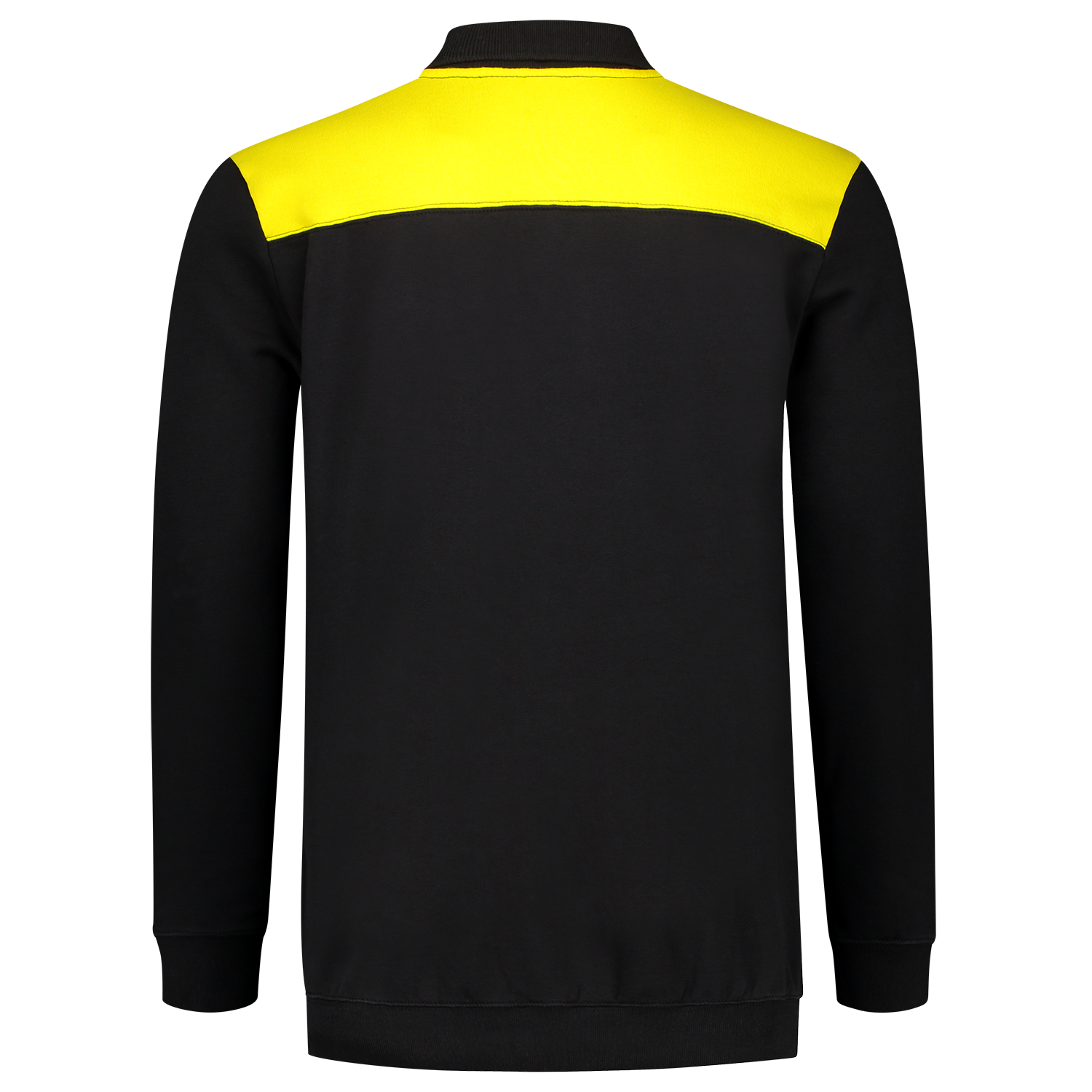 Tricorp Workwear Polosweaters 302004 zwart-geel(blackyellow)
