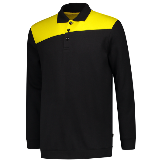 Tricorp Workwear Polosweaters 302004 zwart-geel(blackyellow)