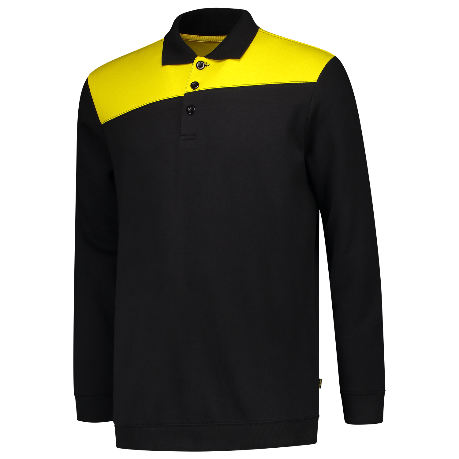 Tricorp Workwear Polosweaters 302004 zwart-geel(blackyellow)