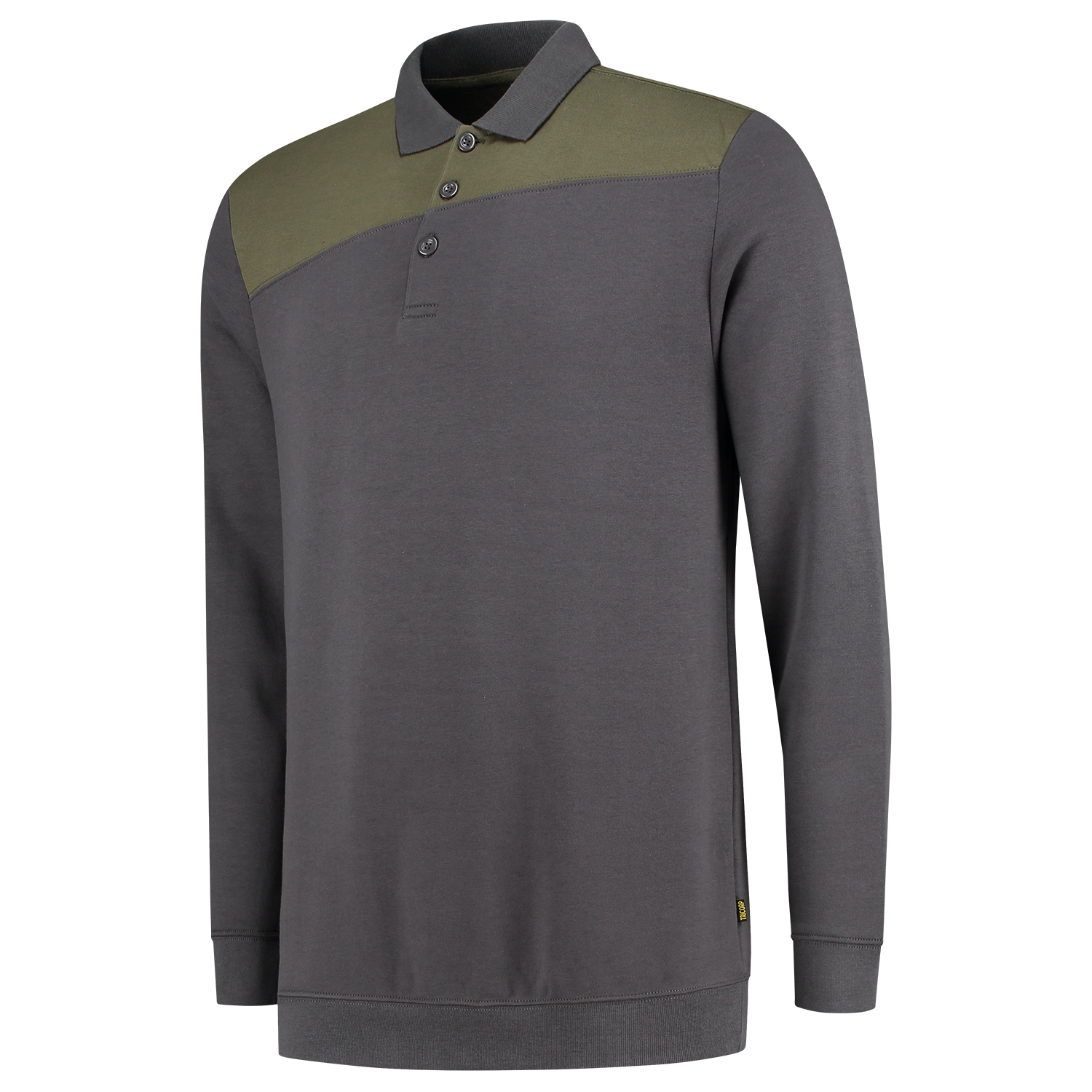 Tricorp Workwear Polosweaters 302004 donkergrijs-legergroen(darkgreyarmy)