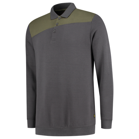 Tricorp Workwear Polosweaters 302004 donkergrijs-legergroen(darkgreyarmy)