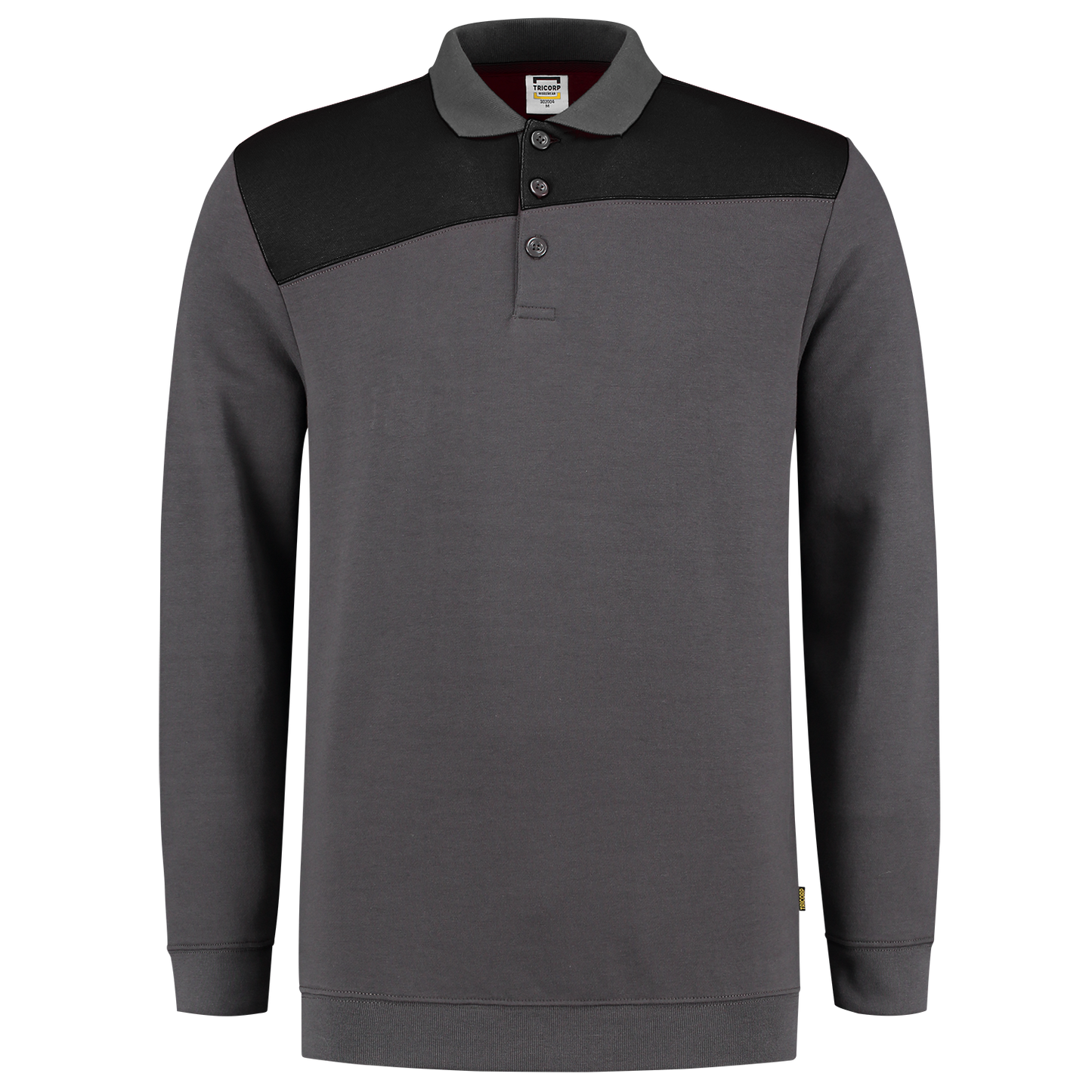 Tricorp Workwear Polosweaters 302004 donkergrijs-zwart(darkgreyblack)