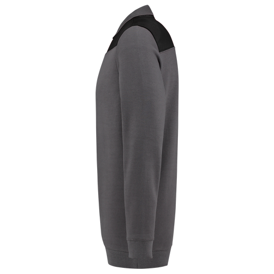 Tricorp Workwear 60 Graden;Bicolor Naden Polosweaters 302004 donkergrijs-zwart(darkgreyblack)