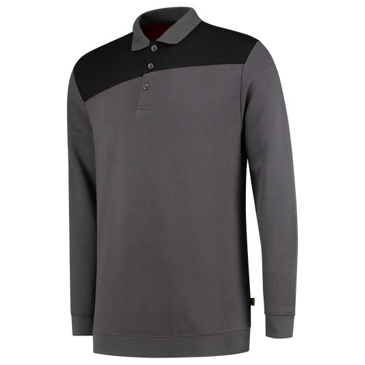Tricorp Workwear 60 Graden;Bicolor Naden Polosweaters 302004 donkergrijs-zwart(darkgreyblack)