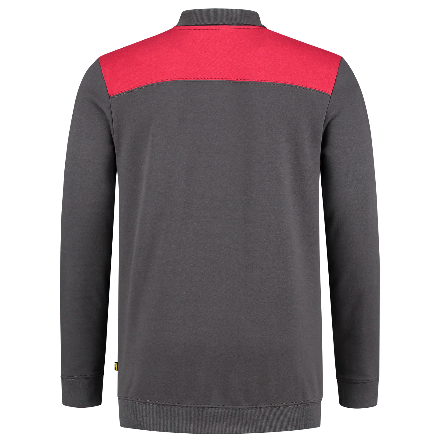 Tricorp Workwear Polosweaters 302004 dronkergrijs-rood(darkgreyred)