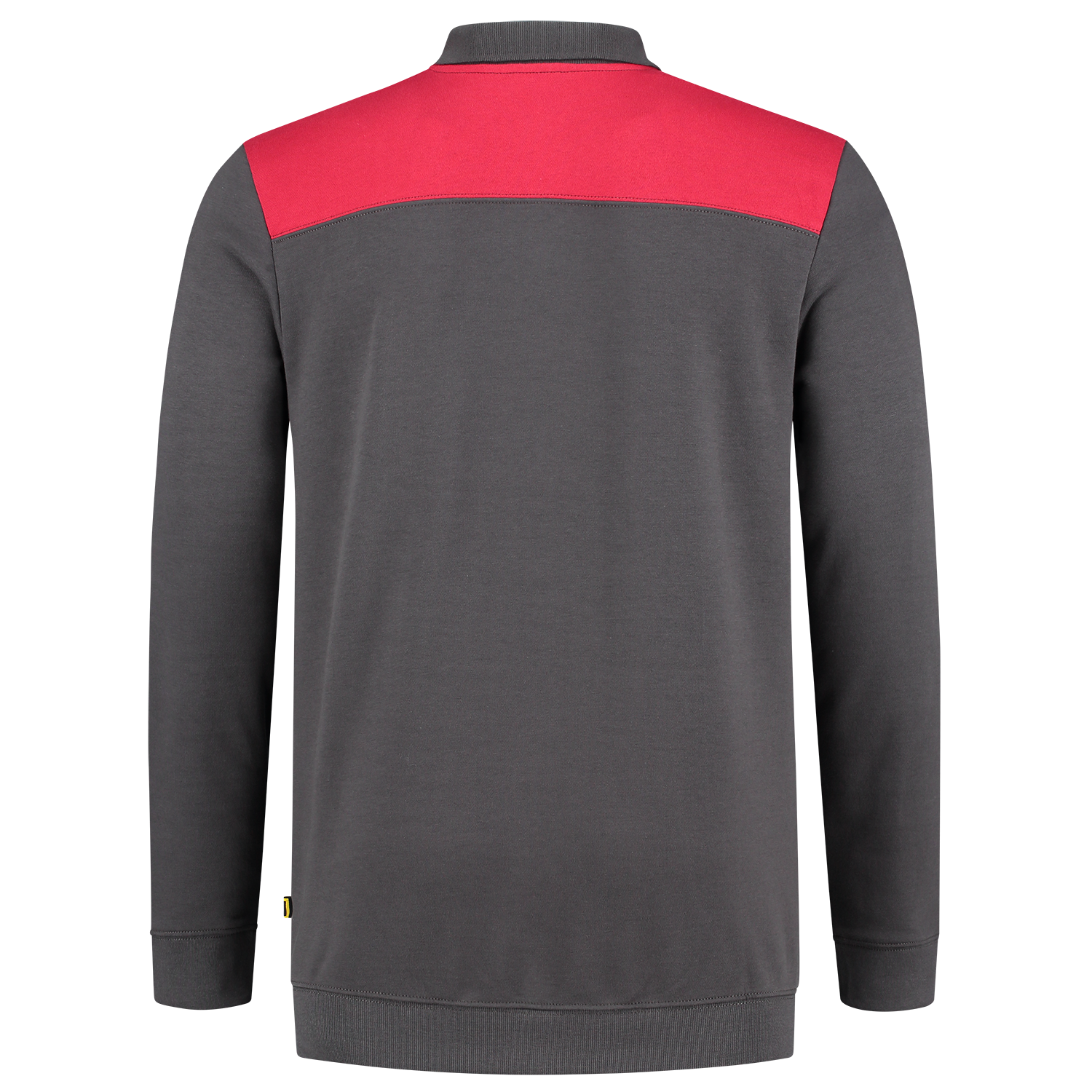 Tricorp Workwear Polosweaters 302004 dronkergrijs-rood(darkgreyred)