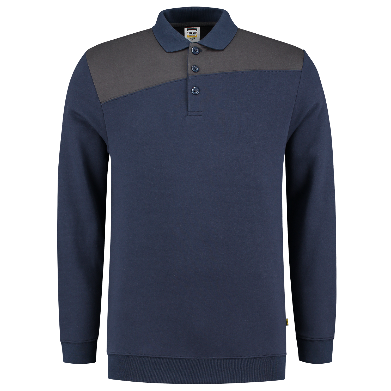 Tricorp Workwear Polosweaters 302004 inktblauw-donkergrijs(inkdarkgrey)