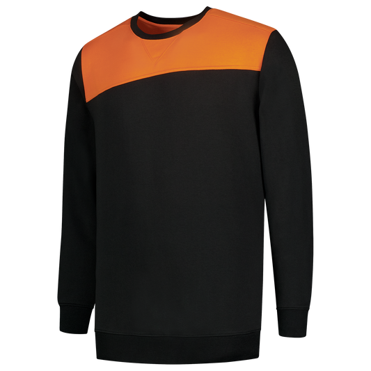 Tricorp Workwear 60 Graden;Bicolor Naden Sweaters 302013 zwart-oranje(blackorange)
